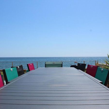 Villa Bord de mer, pieds dans l'eau, vue panoramique San-Nicolao Exterior foto