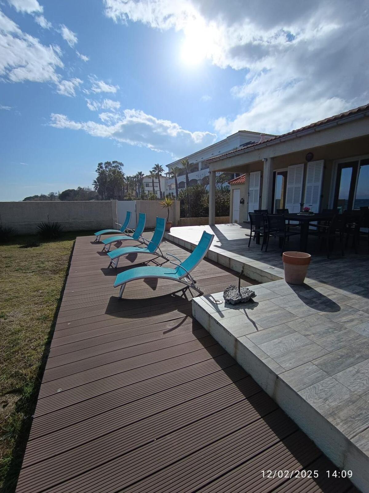 Villa Bord de mer, pieds dans l'eau, vue panoramique San-Nicolao Exterior foto